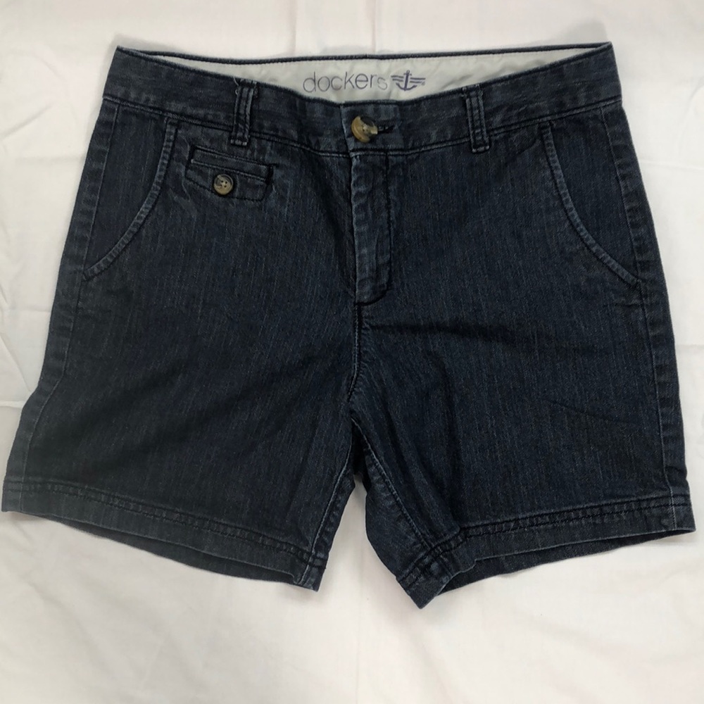 Dockers blue jean shorts